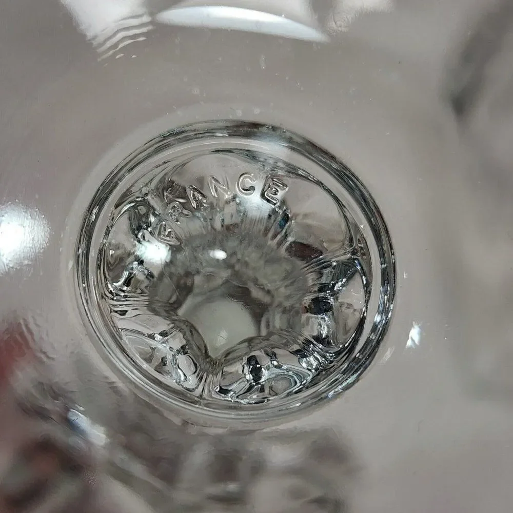 2 Vintage Luminarc Crystal‎ Wine Goblets Glasses 7